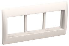 Рамка-суппорт для кабель-канала IEK Праймер 3-м. 6 мод. белый картинка